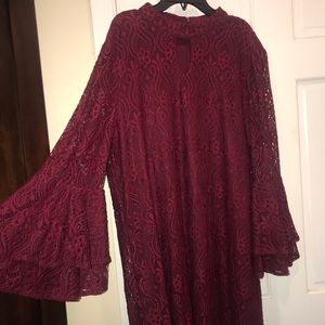 Maroon dress!